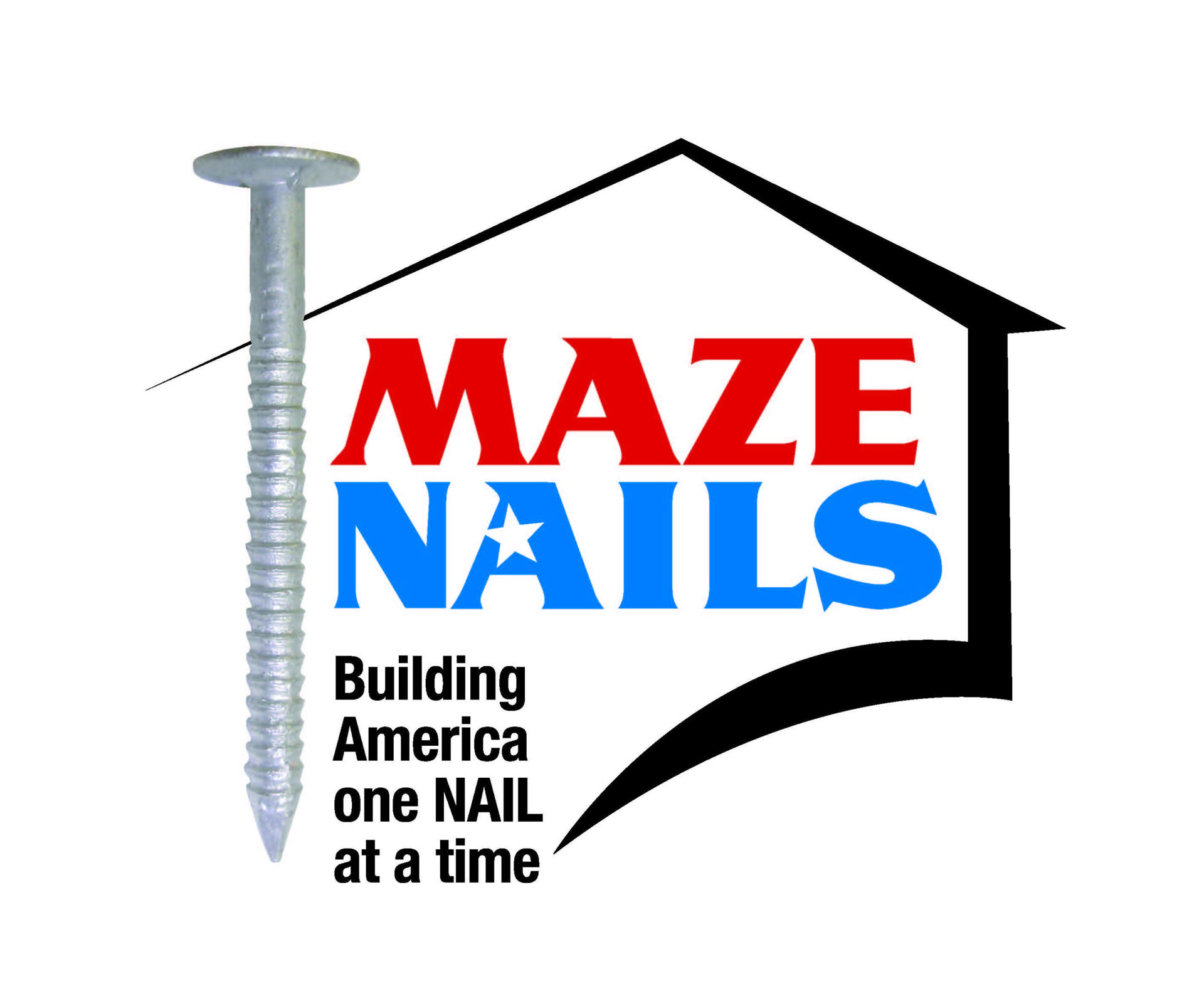 Maze Nails, Division of W.H. Maze Co. Logo